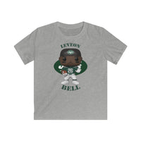 Leveon Bell New York Jets, Kids Gildan Softstyle Tee Shirt