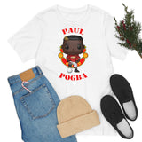 Paul Pogba Manchester United, Soft Cotton Bella and Canvas Short Sleeve Tee shirt