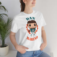 Dan Marino Miami Dolphins, Soft Cotton Bella and Canvas Short Sleeve Tee shirt