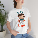 Dan Marino Miami Dolphins, Soft Cotton Bella and Canvas Short Sleeve Tee shirt
