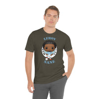 Leroy Sane Manchester City, Soft Cotton Bella and Canvas Short Sleeve Tee shirt