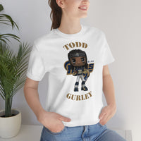Todd Gurley L.A Rams (Large), Soft Cotton Bella and Canvas Short Sleeve Tee shirt
