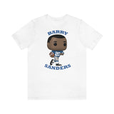Barry Sanders Detroit Lions, Soft Cotton Bella and Canvas Short Sleeve Tee shirt