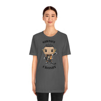 Sidney Crosby Pittsburgh Penguins, Soft Cotton Bella and Canvas Short Sleeve Tee shirt
