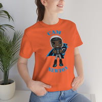 Cam Newton Carolina Panthers, Soft Cotton Bella and Canvas Short Sleeve Tee shirt