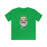 Sergio Aguero Manchester City, Kids Gildan Softstyle Tee Shirt