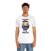 Lionel Messi PSG, Soft Cotton Bella and Canvas Short Sleeve Tee shirt