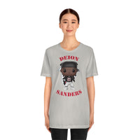 Deion Sanders Atlanta Falcons, Soft Cotton Bella and Canvas Short Sleeve Tee shirt