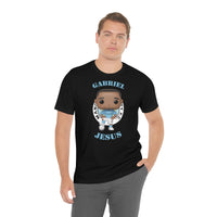 Gabriel Jesus Manchester City, Soft Cotton Bella and Canvas Short Sleeve Tee shirt