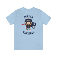 Julian Edelman New England Patriots, Soft Cotton Bella and Canvas Short Sleeve Tee shirt