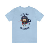 Julian Edelman New England Patriots, Soft Cotton Bella and Canvas Short Sleeve Tee shirt