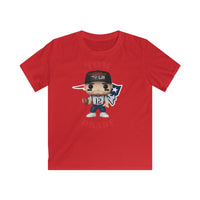 Tom Brady New England Patriots Superbowl, Kids Gildan Softstyle Tee Shirt