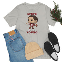 Steve Young San Francisco 49ers, Soft Cotton Bella and Canvas Short Sleeve Tee shirt
