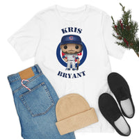 Kris Bryant Chicago Cubs, Soft Cotton Bella and Canvas Short Sleeve Tee shirt