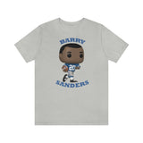Barry Sanders Detroit Lions, Soft Cotton Bella and Canvas Short Sleeve Tee shirt