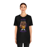 Kobe Bryant L.A Lakers (Yellow Jersey), Soft Cotton Bella and Canvas Short Sleeve Tee shirt