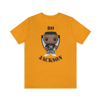Bo Jackson Oakland Raiders, Soft Cotton Bella and Canvas Short Sleeve Tee shirt