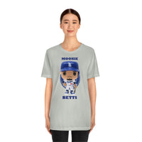 Mookie Betts L.A/Brooklyn Dodgers, Soft Cotton Bella and Canvas Short Sleeve Tee shirt
