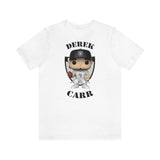 Derek Carr Las Vegas Raiders, Soft Cotton Bella and Canvas Short Sleeve Tee shirt