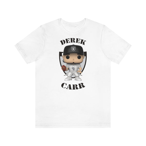 Derek Carr Las Vegas Raiders, Soft Cotton Bella and Canvas Short Sleeve Tee shirt