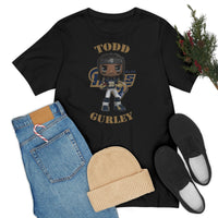 Todd Gurley L.A Rams (Large), Soft Cotton Bella and Canvas Short Sleeve Tee shirt