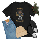 Todd Gurley L.A Rams (Large), Soft Cotton Bella and Canvas Short Sleeve Tee shirt