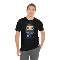 Lionel Messi PSG, Soft Cotton Bella and Canvas Short Sleeve Tee shirt