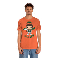 Joe Namath New York Jets, Soft Cotton Bella and Canvas Short Sleeve Tee shirt