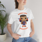 Kristaps Porzingis New York Knicks, Soft Cotton Bella and Canvas Short Sleeve Tee shirt