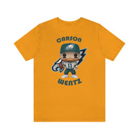 Carson Wentz Philadelphia Eagles (White Jersey), Soft Cotton Bella and Canvas Short Sleeve Tee shirt