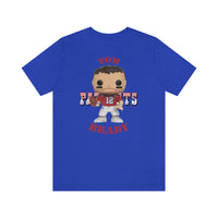 Tom Brady New England Patriots (Throwback), Soft Cotton Bella and Canvas Short Sleeve Tee shirt