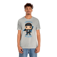 Christian McCaffrey Carolina Panthers, Soft Cotton Bella and Canvas Short Sleeve Tee shirt