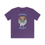 Gabriel Jesus Manchester City, Kids Gildan Softstyle Tee Shirt