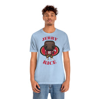 Jerry Rice San Francisco 49ers, Soft Cotton Bella and Canvas Short Sleeve Tee shirt
