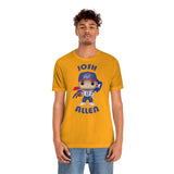 Josh Allen Buffalo Bills, Soft Cotton Bella and Canvas Short Sleeve Tee shirt