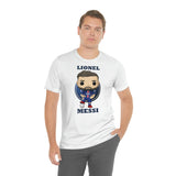 Lionel Messi PSG, Soft Cotton Bella and Canvas Short Sleeve Tee shirt