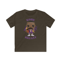 Kobe Bryant L.A Lakers (Purple), Kids Gildan Softstyle Tee Shirt
