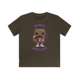 Kobe Bryant L.A Lakers (Purple), Kids Gildan Softstyle Tee Shirt