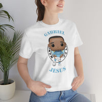 Gabriel Jesus Manchester City, Soft Cotton Bella and Canvas Short Sleeve Tee shirt