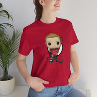 Taylor Hall New Jersey Devils, Soft Cotton Bella and Canvas Short Sleeve Tee shirt