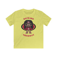 Richard Sherman San Francisco 49ers, Kids Gildan Softstyle Tee Shirt