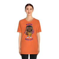 Kobe Bryant L.A Lakers (Yellow Jersey), Soft Cotton Bella and Canvas Short Sleeve Tee shirt