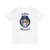 Kris Bryant Chicago Cubs, Soft Cotton Bella and Canvas Short Sleeve Tee shirt