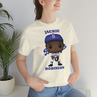 Jackie Robinson L.A/Brooklyn Dodgers, Soft Cotton Bella and Canvas Short Sleeve Tee shirt