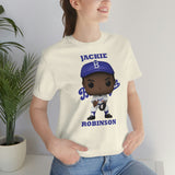 Jackie Robinson L.A/Brooklyn Dodgers, Soft Cotton Bella and Canvas Short Sleeve Tee shirt