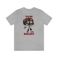 Tom Brady, Tampa Bay Buccaneers Soft Cotton Bella and Canvas Short Sleeve Tee shirt