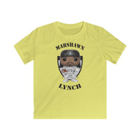 Marshawn Lynch Oakland Raiders, Kids Gildan Softstyle Tee Shirt