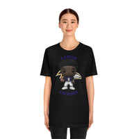 Lemar Jackson Baltimore Ravens, Soft Cotton Bella and Canvas Short Sleeve Tee shirt
