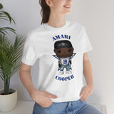 Amari Cooper Dallas Cowboys, Soft Cotton Bella and Canvas Short Sleeve Tee shirt