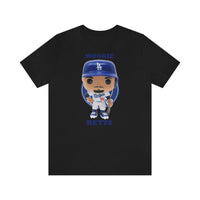 Mookie Betts L.A/Brooklyn Dodgers, Soft Cotton Bella and Canvas Short Sleeve Tee shirt